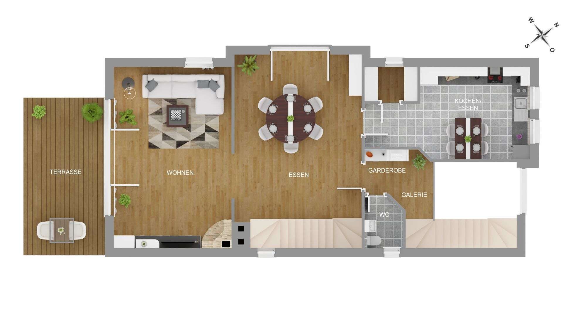 Grundriss Obergeschoß - Exklusives Einfamilienhaus mit Garten in Top-Lage von Sinzheim – Ihr neues Zuhause erwartet Sie!