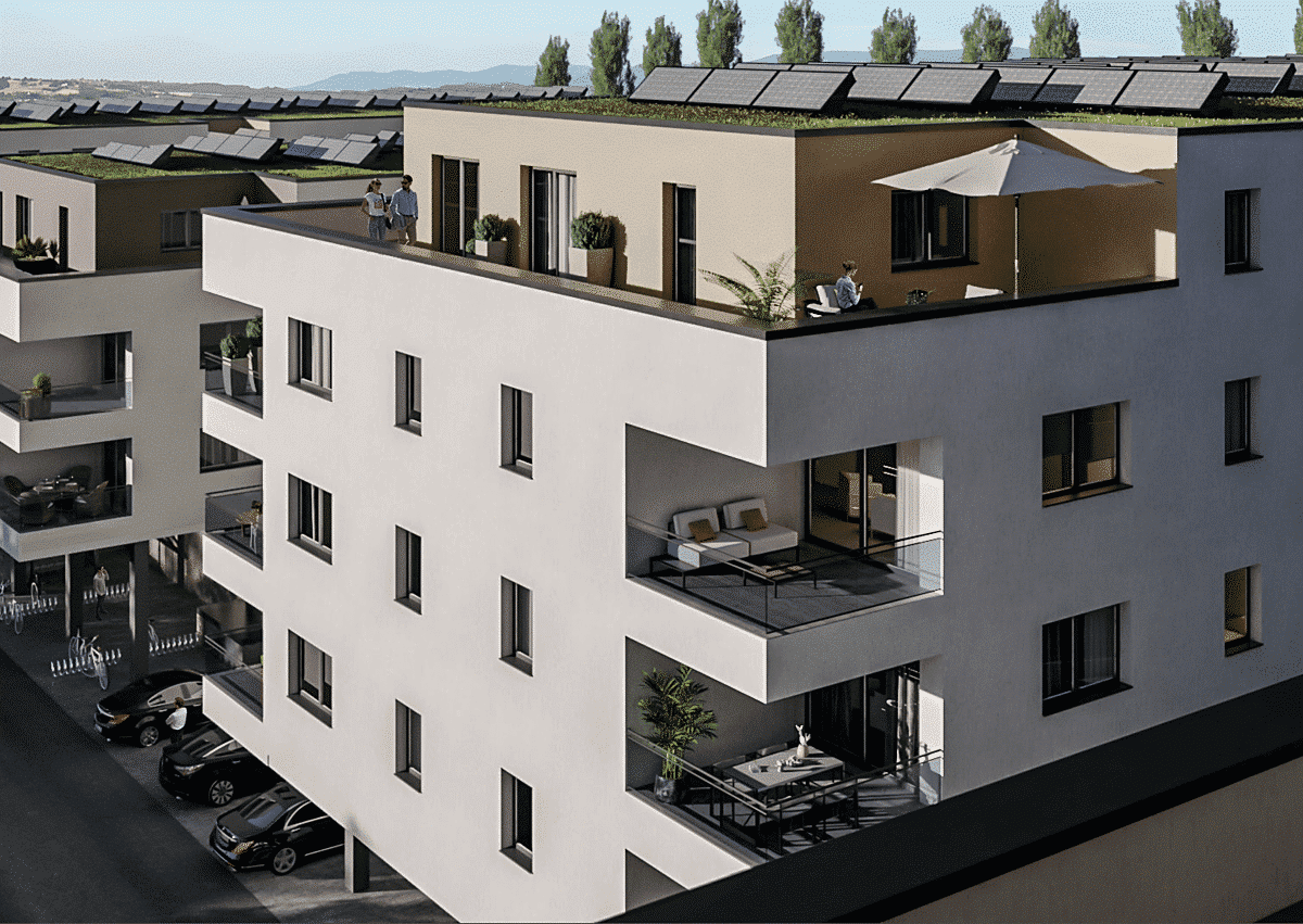 NEUBAU - moderne 4-Zimmer-Wohnung in Waldbronn-Reichenbach - Illustration