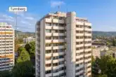 Gebäudeansicht - 2-Zimmer-Wohnung mit Weitblick in Durlach – Eigennutzung oder Kapitalanlage
