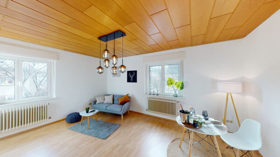 Ihr neues Zuhause? Gepflegte 3-Zimmer-Wohnung in Karlsruhe-Weiherfeld - Wohnzimmer