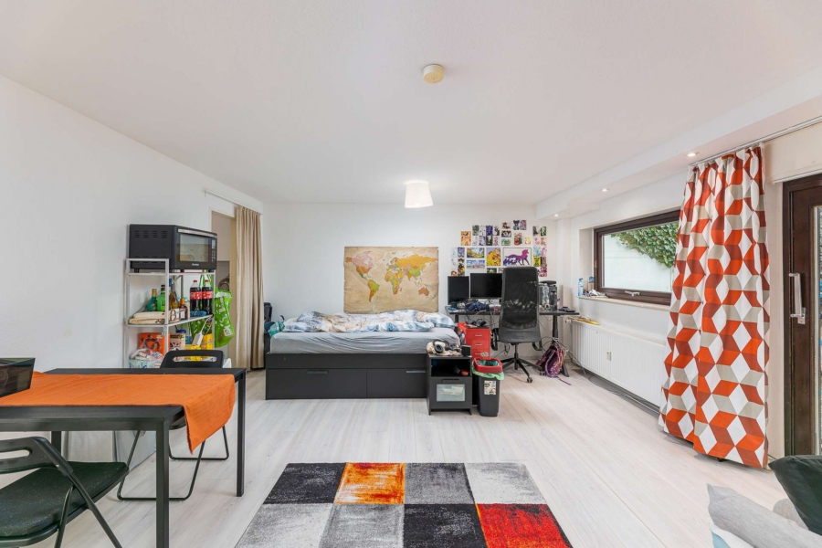 Solide Kapitalanlage! 1-Zimmer-Apartment mit gemütlicher Terrasse in Karlsruhe-Beiertheim, 76135 Karlsruhe, Souterrain